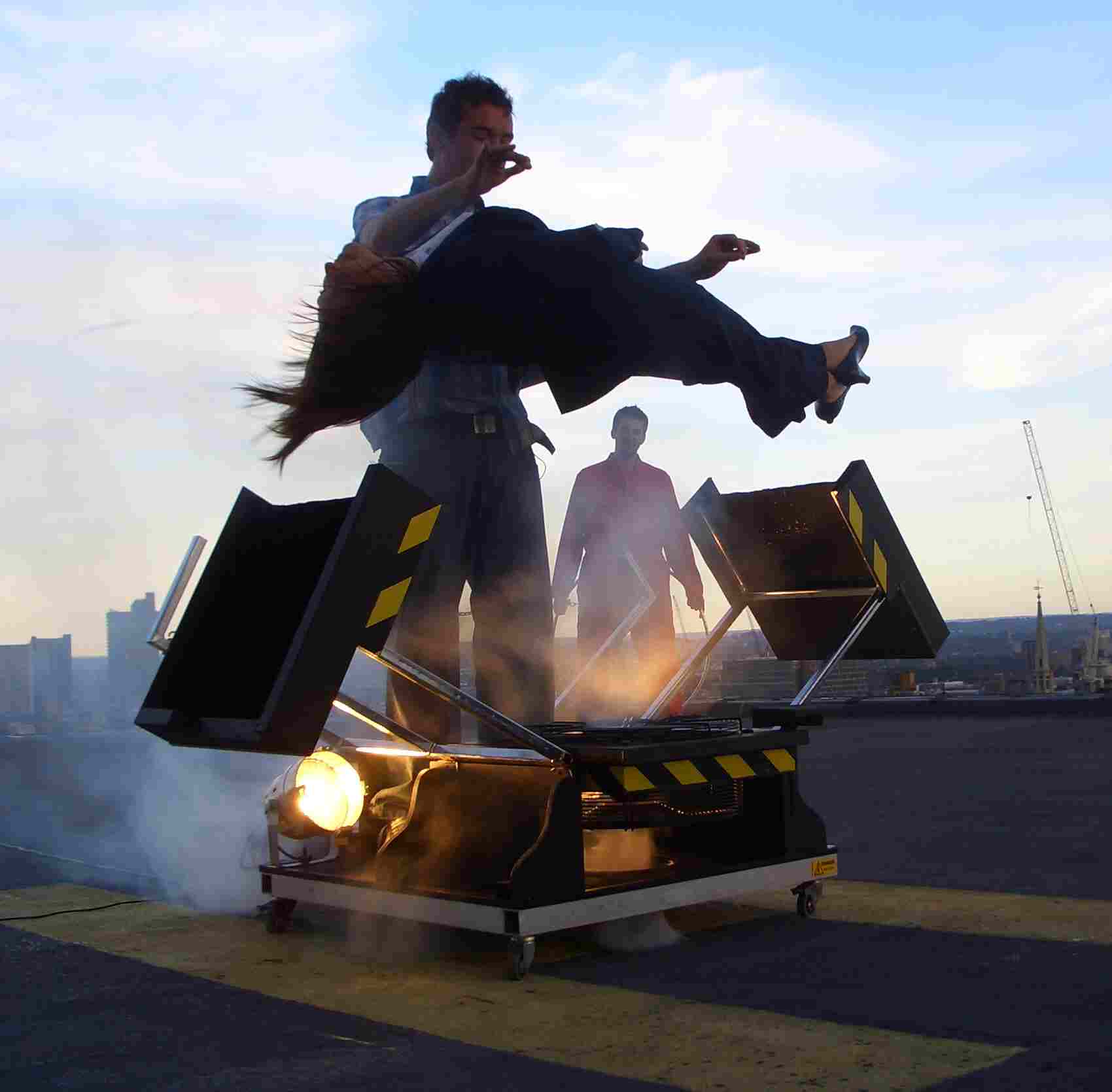 Scot performing on the Land of Make Believe video